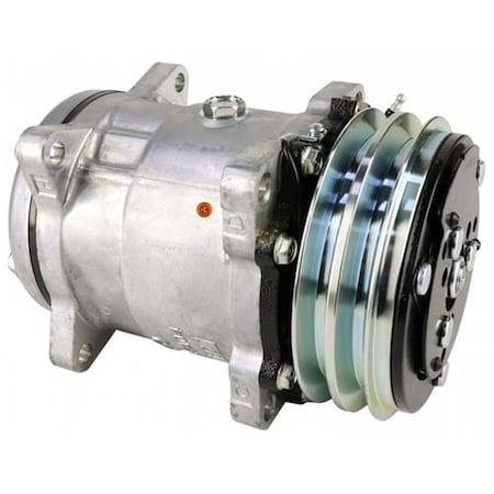 8810018 Sanden SD5H14 Compressor, W 2 Groove Clutch  Fits Hagie